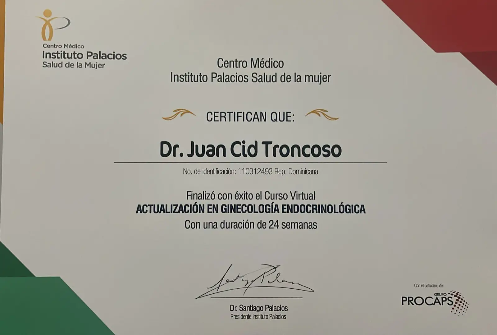 Dr. Cid certificaciones4