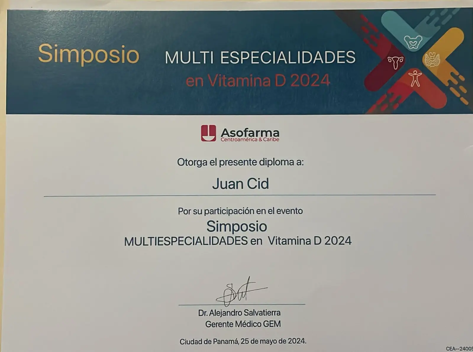 Dr. Cid certificaciones5